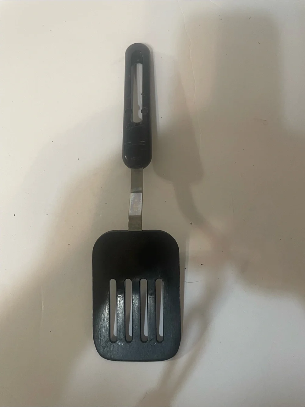 Vintage Bonny USA Slotted Long Spatulas Black Nylon Kitchen Tool Flipper